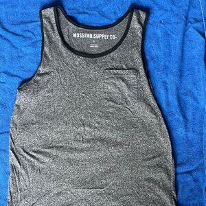 Mossimo Supply Co. Gray Tank Top - Men's Large